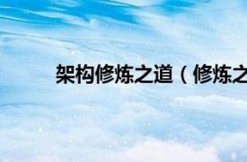 架構修煉之道（修煉之道：.NET開發要點精講）