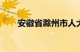 安徽省滁州市人大常委會副主任王躍