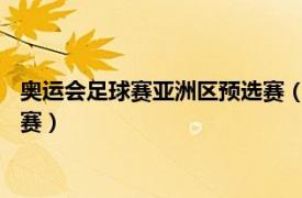 奧運(yùn)會(huì)足球賽亞洲區(qū)預(yù)選賽（2016年里約奧運(yùn)會(huì)足球亞洲區(qū)預(yù)選賽）