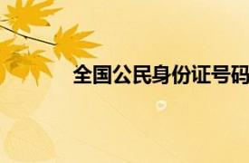 全國(guó)公民身份證號(hào)碼查詢服務(wù)中心 信息查詢