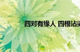 四對(duì)有緣人 四根沾染心意的紅線(xiàn)（四條緣）
