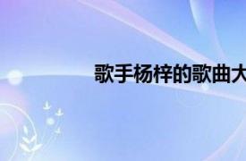 歌手楊梓的歌曲大全（永遠 楊梓歌曲）