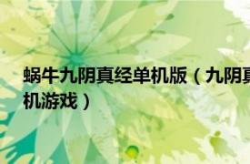 蝸牛九陰真經單機版（九陰真經 2015年蝸牛數字開發的武俠手機游戲）