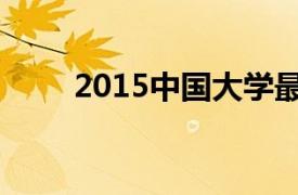 2015中國大學最佳專業排行榜第三