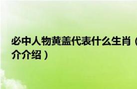 必中人物黃蓋代表什么生肖（必中黃蓋是指什么生肖相關內容簡介介紹）