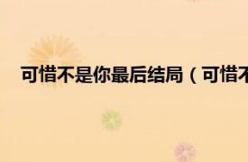 可惜不是你最后結局（可惜不是你大結局相關內容簡介介紹）