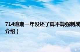 714逾期一年沒還了算不算強制成功（714逾期了還能下款嗎相關內容簡介介紹）