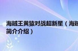 海賊王黃猿對戰超新星（海賊王黃猿vs超新星是第幾集相關內容簡介介紹）