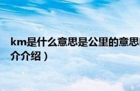km是什么意思是公里的意思嗎（km代表的是公里嗎相關內容簡介介紹）