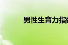 男性生育力指數(shù)（男性生育力）