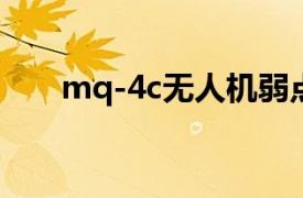 mq-4c無人機弱點（MQ-4C無人機）