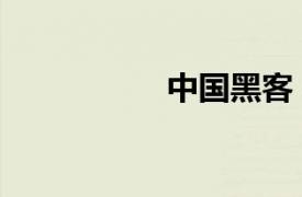 中國黑客（黑客中國）