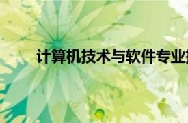 計算機技術與軟件專業技術資格與水平考試(軟考)