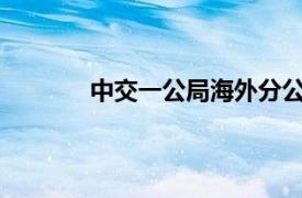 中交一公局海外分公司雅杜項目要幾年竣工