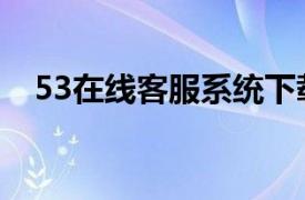 53在線客服系統下載（53在線客服系統）