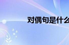 對偶句是什么意思（對偶句）
