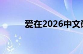 愛在2026中文硬盤（愛在2026）