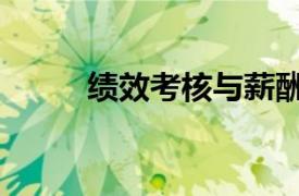 績效考核與薪酬激勵（薪酬激勵）