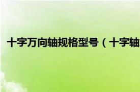 十字萬向軸規格型號（十字軸式萬向聯軸器用十字包0SWP型）
