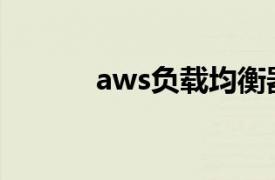 aws負載均衡器（負載均衡器）