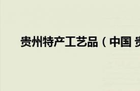 貴州特產工藝品（中國 貴州國際民間工藝品博覽會）