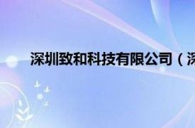 深圳致和科技有限公司（深圳市致和信息技術有限公司）