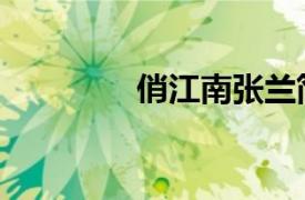 俏江南張?zhí)m簡介（俏江南）