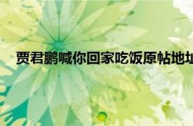 賈君鵬喊你回家吃飯原帖地址（賈君鵬你媽媽喊你回家吃飯）