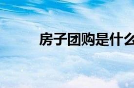房子團購是什么意思（房子團購）