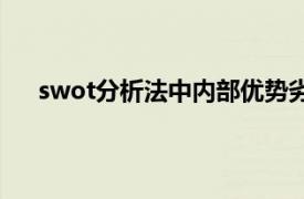 swot分析法中內(nèi)部?jī)?yōu)勢(shì)劣勢(shì)是通過以下哪項(xiàng)途徑完成
