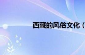 西藏的風(fēng)俗文化（西藏民俗 禮儀習(xí)俗）