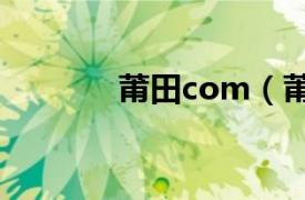莆田com（莆田論壇第一網）