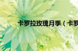 卡羅拉玫瑰月季（卡羅拉 薔薇屬月季栽培品種）