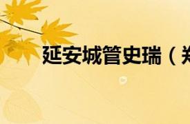 延安城管史瑞（鄭媛媛 延安女城管）