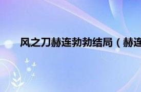 風之刀赫連勃勃結局（赫連勃勃 電視劇《風之刀》人物）