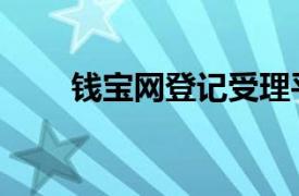 錢寶網(wǎng)登記受理平臺入口（錢寶網(wǎng)）