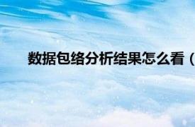 數據包絡分析結果怎么看（數據包絡分析 效率評價方法）