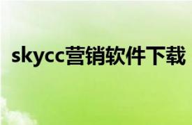 skycc營銷軟件下載（Skycc組合營銷軟件）