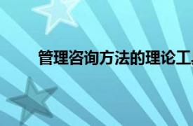 管理咨詢方法的理論工具有哪些（管理咨詢方法）