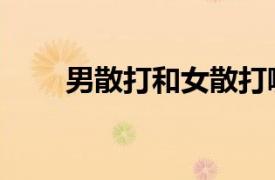 男散打和女散打哪個厲害（男散打）