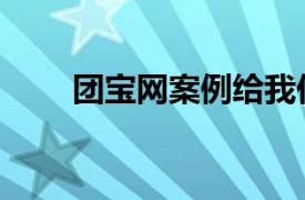 團寶網案例給我們的啟示（團寶網）