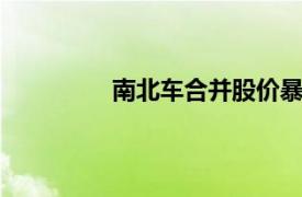 南北車合并股價暴漲8倍（南北車合并）