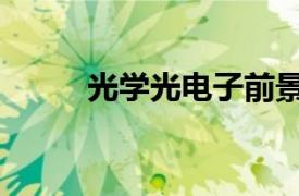 光學光電子前景（光電子學前沿）