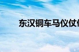 東漢銅車馬儀仗俑隊（東漢銅車馬）