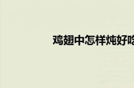 雞翅中怎樣燉好吃（簡單的燉雞翅中）