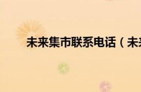 未來集市聯系電話（未來集市 天津科技有限公司）