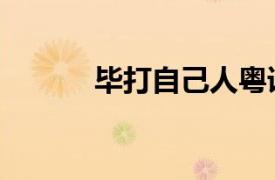 畢打自己人粵語（畢打自己人）