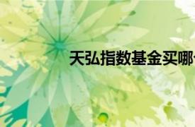 天弘指數(shù)基金買哪個好（天弘指數(shù)基金）