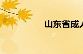 山東省成人教育考試網