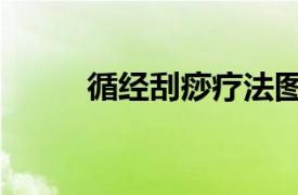 循經刮痧療法圖（循經刮痧療法）